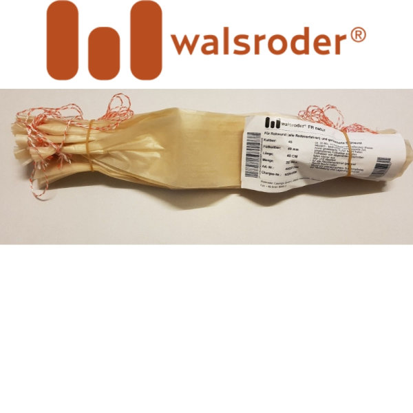 Walsroder FR amber 45/40 1 Bd /25 Stück für Salami Rohwurst Kunstdarm 