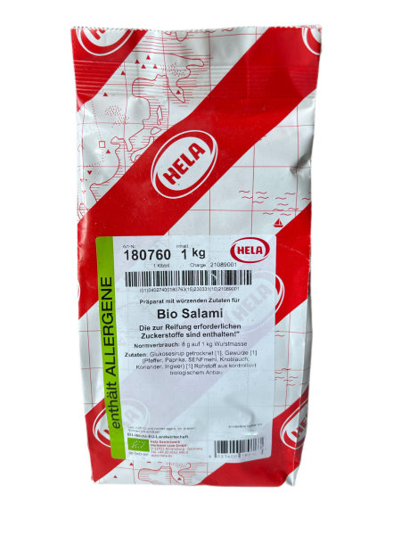 1 kg Hela Bio Salami - Wurstgewürz