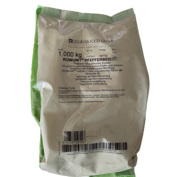 Gewürzmischung für Pfefferbeißer (Indasia) Rowunit - Wurstgewürz für Rohwurst - 1kg