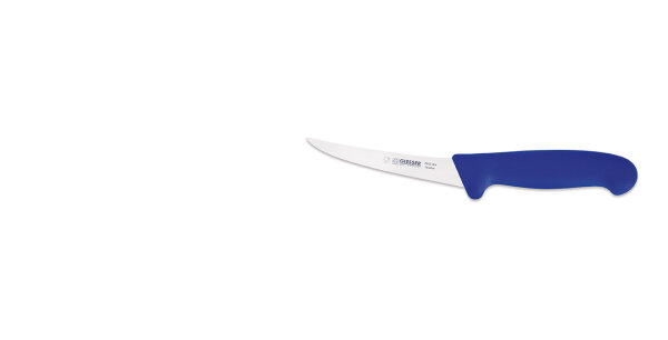 Giesser Ausbeinmesser gebogene Klinge stark 13cm blau