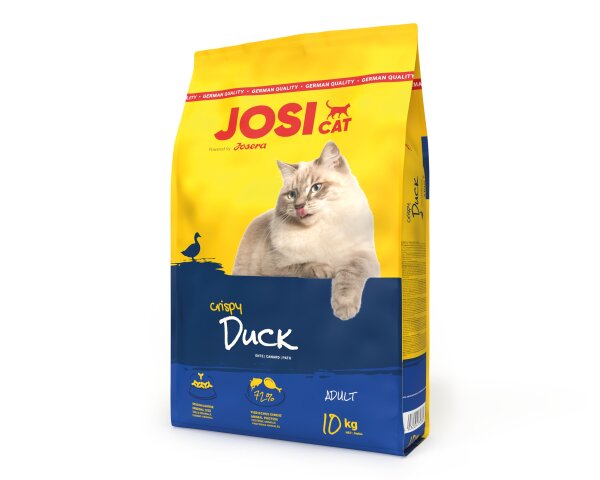 JosiCat Crispy Duck – Katzenfutter mit Ente