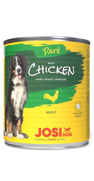 JosiDog Paté Chicken 6 x 830g Dosen